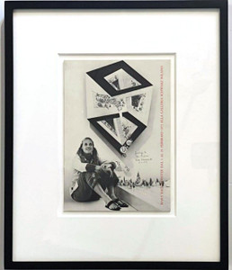 Mary Bauermeister, Mary Bauermeister at Galleria Schwarz Milano (Hand signed, dated and inscribed), 1972 Mary Bauermeister, Mary Bauermeister at Galleria Schwarz Milano (Hand signed, dated and inscribed), 1972