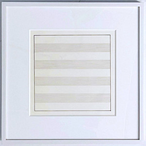 Agnes Martin, Untitled #10, 1990 Agnes Martin, Untitled #10, 1990