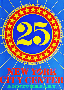 Robert Indiana, New York City Center Silkscreen, 1968 Robert Indiana, New York City Center Silkscreen, 1968
