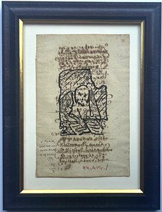 Pierre Alechinsky, "A Kevin, Cordialment Pierre Alechinsky", 1993