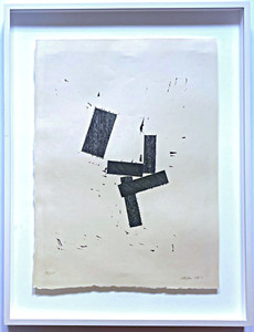 Joel Shapiro - Untitled woodcut, 1987