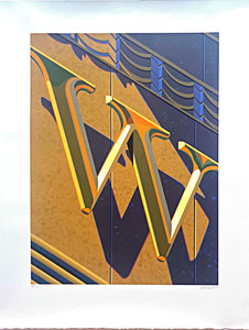 Robert Cottingham - W, from An American Alphabet, 2010