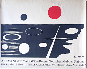 Alexander Calder - 1960s Perls Gallery invitation, 1966
