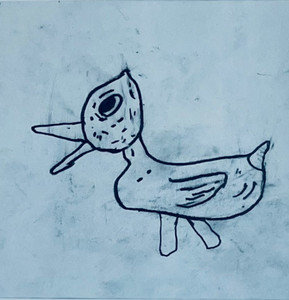 Donald Baechler - Duck, 2019