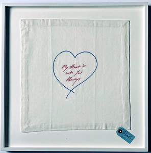 Tracey Emin - My Heart is With You Always (with hand signed and inscribed tag), 2015