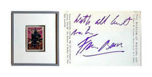 Francis Bacon - Art Card: Painting, 1946. (Hand Signed and inscribed by Francis Bacon), 1972
