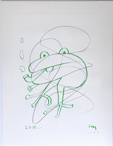 Chris Martin - Untitled, for White Columns portfolio, 2015