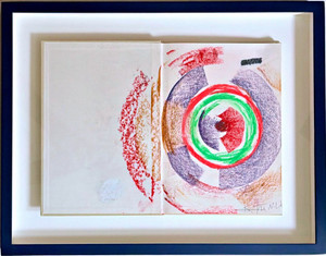 Kenneth Noland - original signed oil pastel drawing, from the Estate of Ira Licht