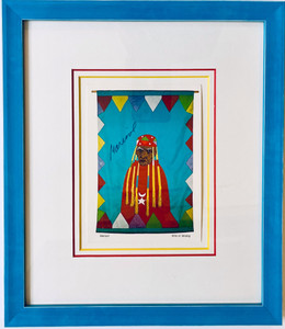 Marisol - Art Card: Wife of Modoc (Hand Signed by Marisol), 1976