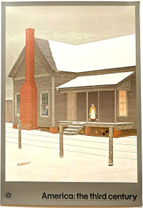 Velox Ward - The Home My Daddy Built Poster, from America The Third Century, Bicentennial series, 1976