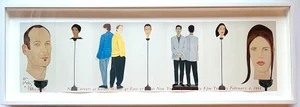 Alex Katz - New Cutouts Accordion Card at Robert Miller Gallery (Hand Signed by Alex Katz) , from the Estate of UACC President Cordelia Platt, 1993