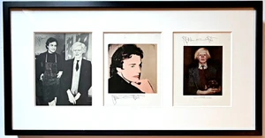 Andy Warhol & Jamie Wyeth: Portraits of Each Other (Hand Signed three times by Jamie Wyeth), 1976