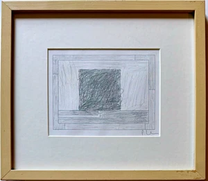 Peter Halley - Original cell drawing, 1995