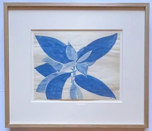 Robert Indiana - II. VII.59, Untitled blue flower, from the studio of Robert Indiana, 1959