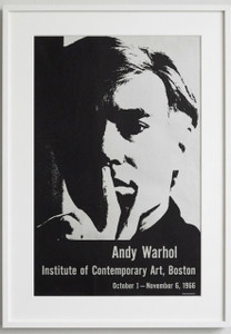 Andy Warhol - scarce, historic Self-Portrait Exhibition Poster (see F. & S. II 16), 1966