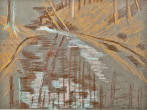 Lois Dodd, original Drawing, 1990 Lois Dodd, original Drawing, 1990