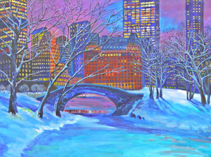 Thelma Appel, Night Snow in Central Park, 2013 Thelma Appel, Night Snow in Central Park, 2013