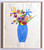 Ed Baynard, Blue Vase on Antique Paper, 2002