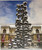 Anish Kapoor - Tall Tree and the Eye at the Royal Academy (hand signed poster), 2009