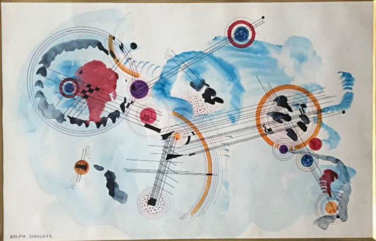 Rolph Scarlett, Andante in Blue (Solomon R. Guggenheim Foundation), 1935