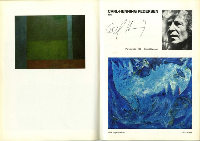 Pierre Alechinsky, ARIS-KOBENHAVN CoBrA Catalog, Uniquely Hand Signed by 10 Artists, 1981