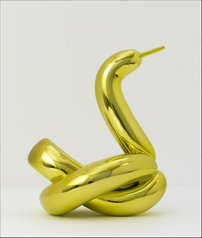 JEFF KOONS Balloon Swan (Yellow)