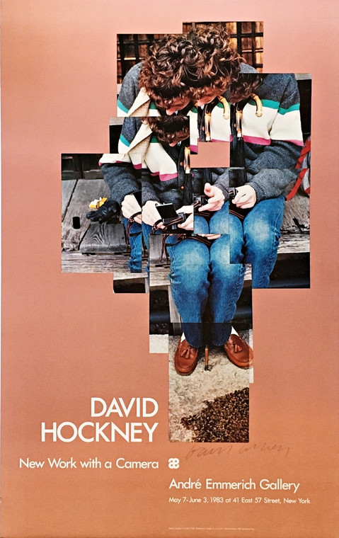 David Hockney, New Work With A Camera (Hand Signed), 1983