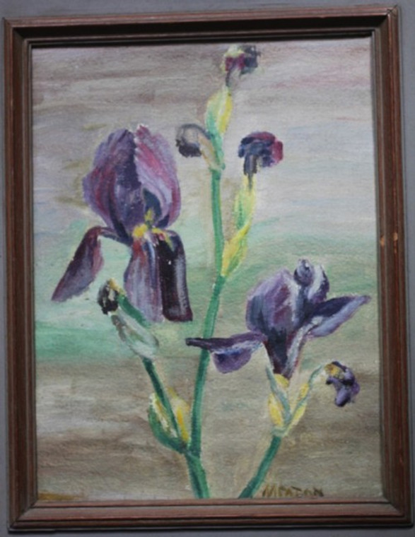 Canadian Artist Mary M. Canton Painting SIGNED 1952 Montreal Museum of Art Label