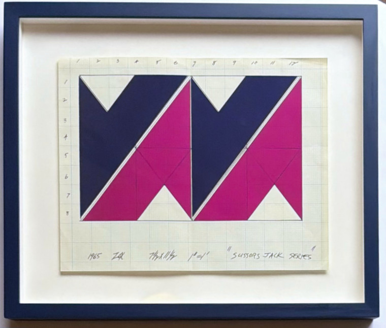 Larry Zox, Study for Scissors Jack Series,  1965