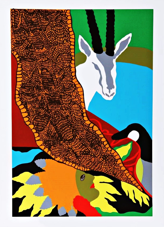 Hunt Slonem, Anaconda II, 1980