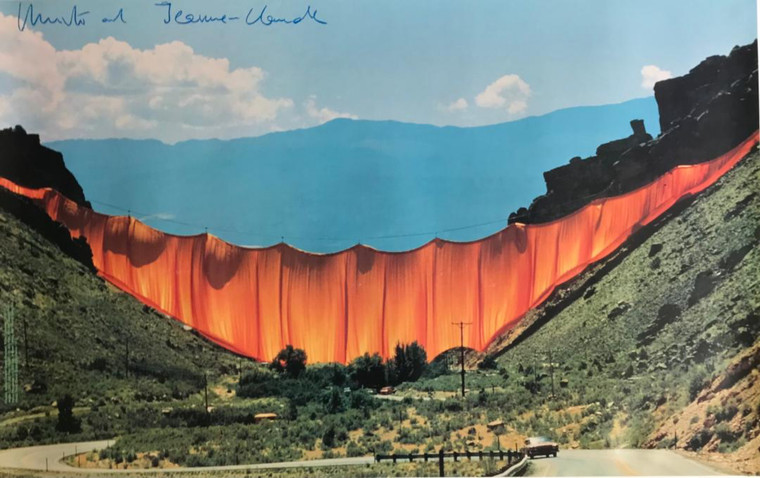 Christo and Jeanne-Claude, Valley Curtain, Rifle, Colorado, 1972