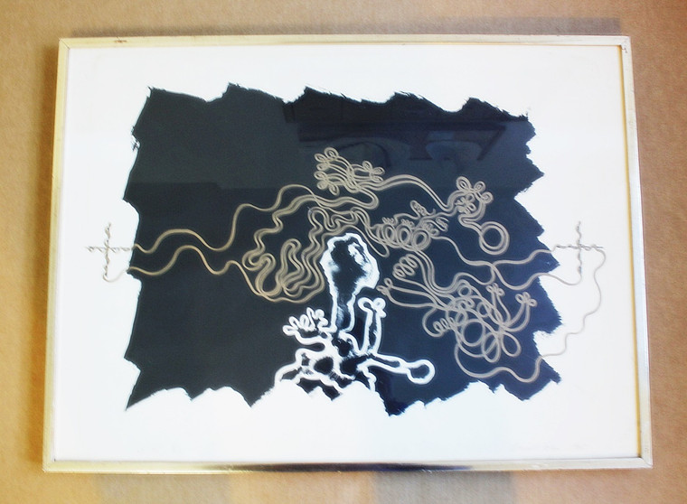 British Artist Bernard Cohen, Signed/N Lithograph, 1965, Framed. Superb Provenance