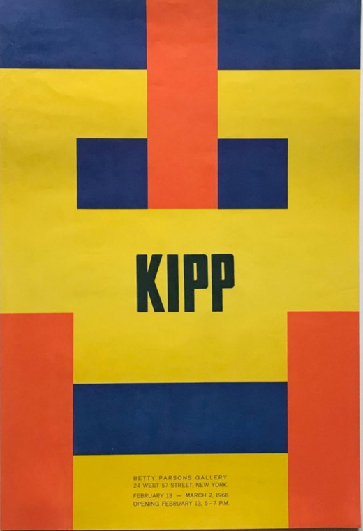 Lyman Kipp at Betty Parsons Gallery, 1968