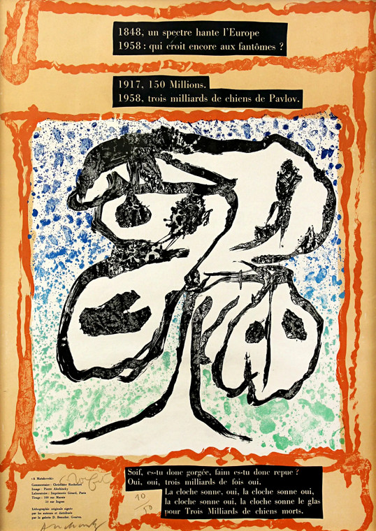 Pierre Alechinsky, A Maiakovski, 1958