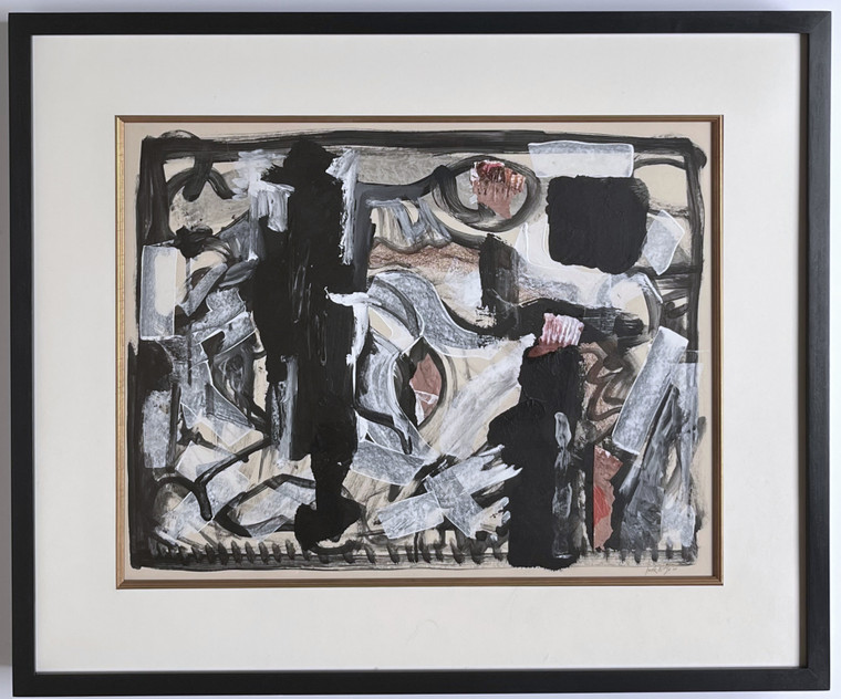 Jack Wolfe, Untitled  Abstract Expressionist work, 1965