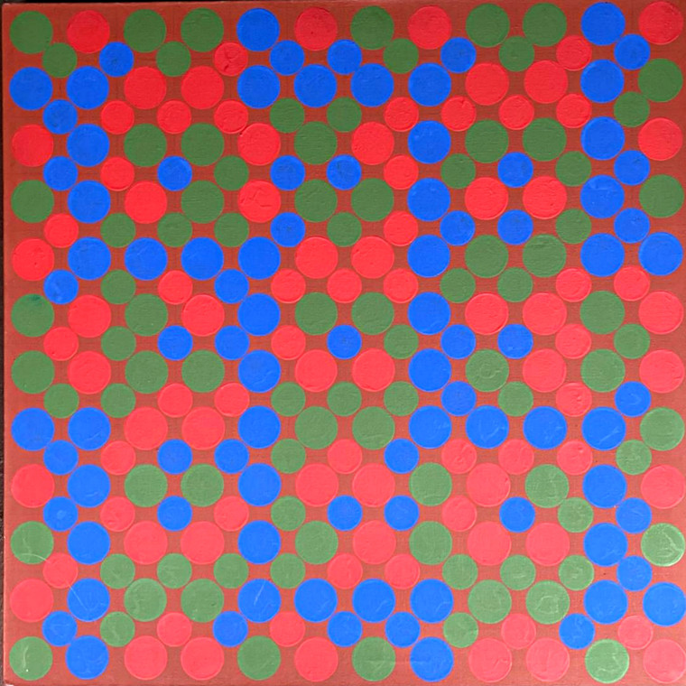 Lynn Leland, Untitled Op Art/Geometric Abstraction, 1967-1968