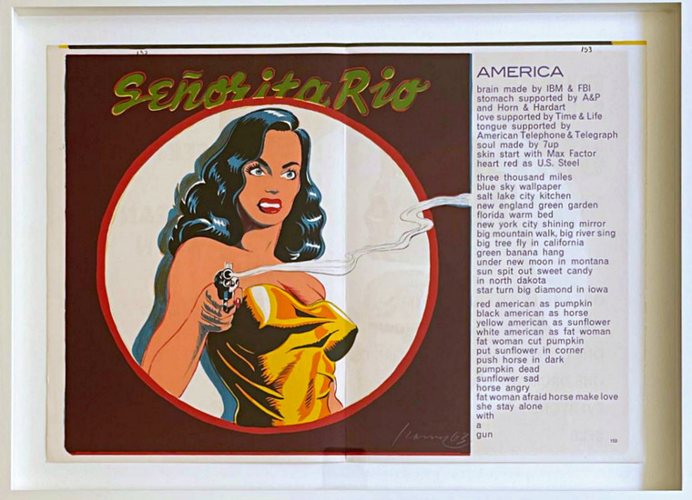 Mel Ramos, Señorita Rio, from the Deluxe signed edition of 1 Cent Life (Artists & Collaborators)