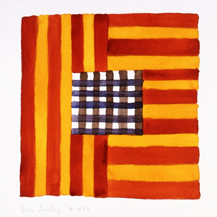 Sean Scully 4.10.87 (The Drawing Center Print), 2013