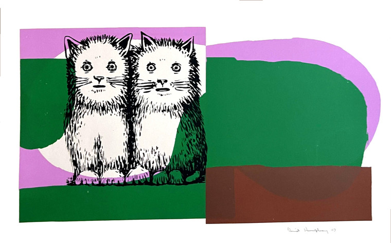 David Humphrey, Two Kitties, 2003