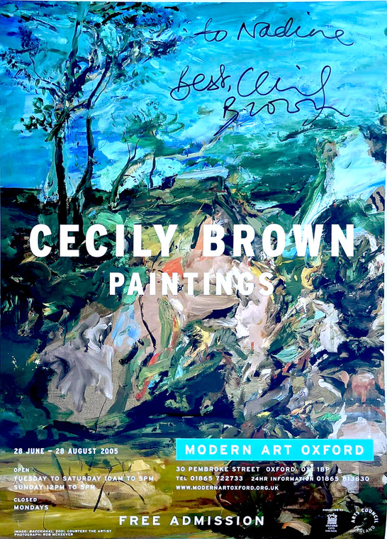 Cecily Brown, Cecily Brown Paintings at Modern Art Oxford (hand signed and inscribed), 2005