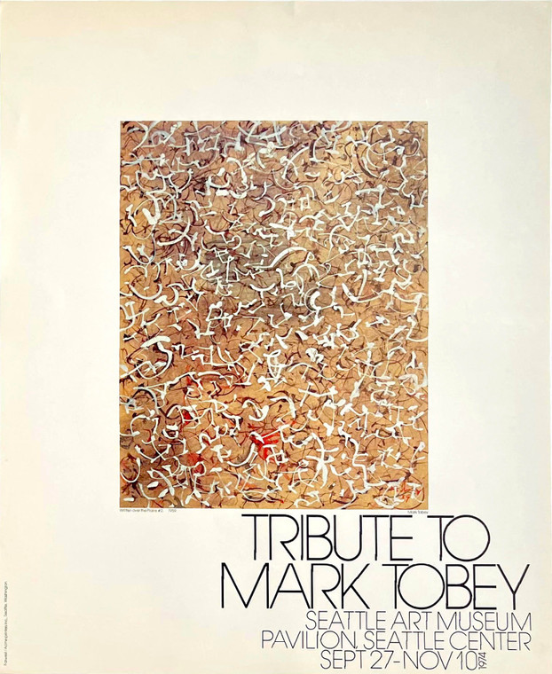 Mark Tobey, Tribute to Mark Tobey Poster, 1974