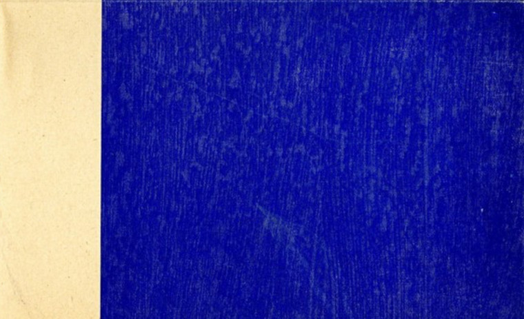 Yves Klein, Yves Klein Propositions Monochromes with IKB (International Klein Blue), 1957
