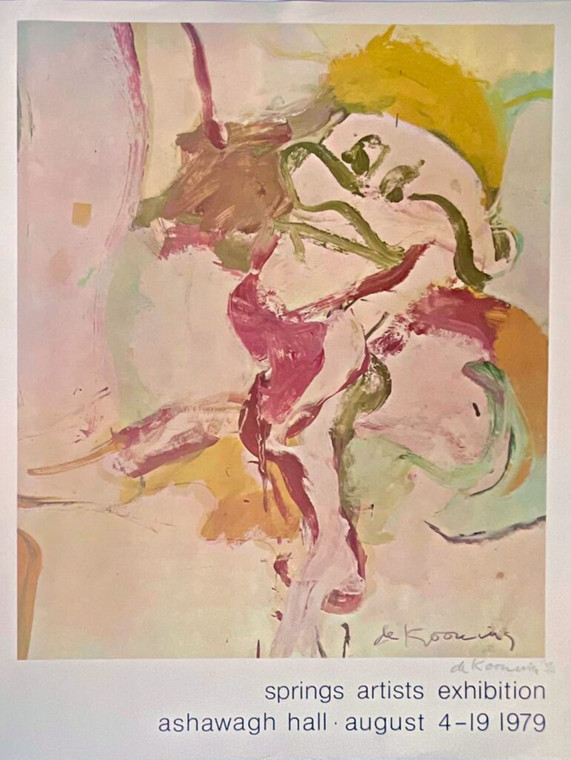 Willem de Kooning, Annual Spring Invitational Art Exhibition (limited edition, hand signed by Willem de Kooning), 1979