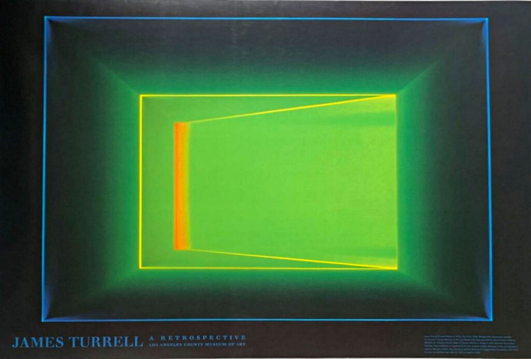 James Turrell, Key Lime, Rare LACMA Exhibition print, 2013