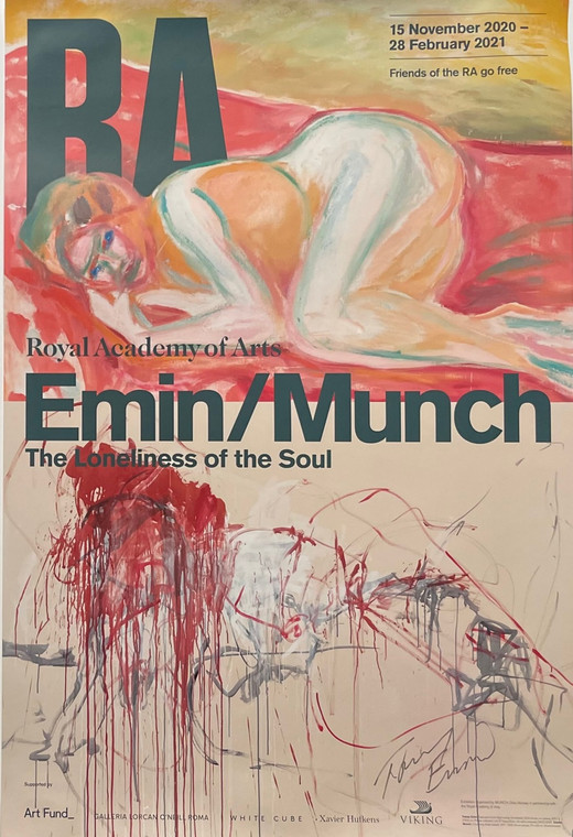 Tracey Emin - Emin/Munch The Loneliness of the Soul (Hand Signed by Tracey Emin), 2021