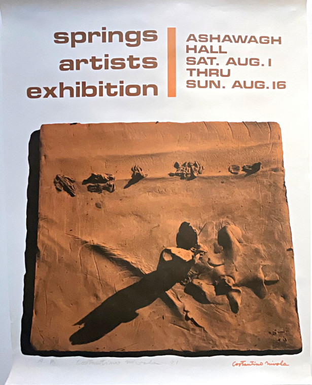 Costantino Nivola - Spring Artists Exhibition print, 1981