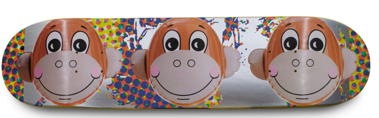 Jeff Koons - Monkey Train Skateboard (Hand Signed and dated by Jeff Koons), 2006, 2013