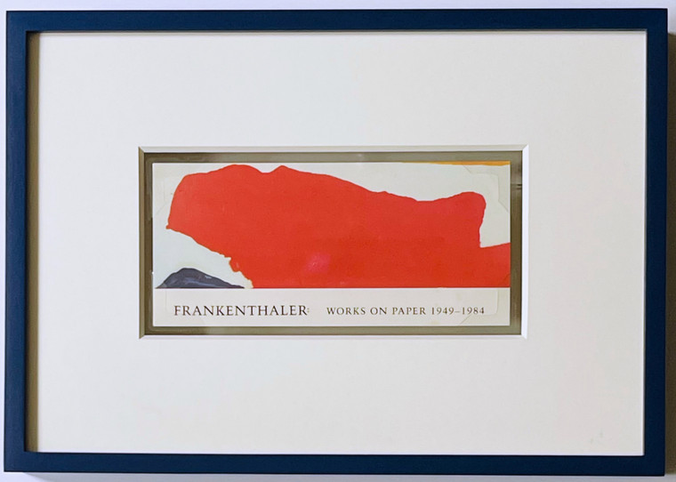 Art Card: Helen Frankenthaler at the Milwaukee Art Museum (Hand Signed by Helen Frankenthaler), 1985