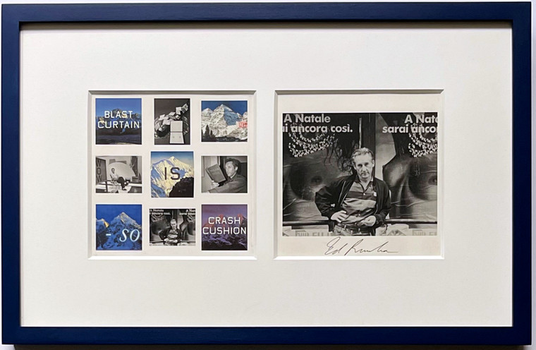 Ed Ruscha - Mountains and Portraits Cover pages (Hand Signed by Ed Ruscha)