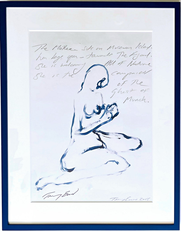 Tracey Emin - The Mother on Museum Island: The Ghost of Munch (Hand Signed by Tracey Emin), 2018